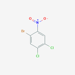 molecular formula C6H2BrCl2NO2 B1282394 1-Bromo-4,5-dichloro-2-nitrobenzene CAS No. 93361-94-5