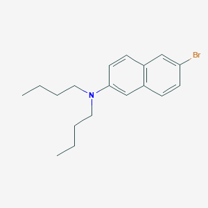 molecular formula C18H24BrN B1282398 6-Bromo-N,N-dibutylnaphthalen-2-amine CAS No. 90133-98-5