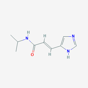 molecular formula C9H13N3O B12824014 3-(1H-Imidazol-5-yl)-N-isopropylacrylamide 