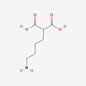 molecular formula C7H13NO4 B12824039 2-(4-Aminobutyl)malonic acid 