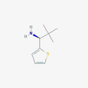 (S)-2,2-Dimethyl-1-(thiophen-2-yl)propan-1-amine