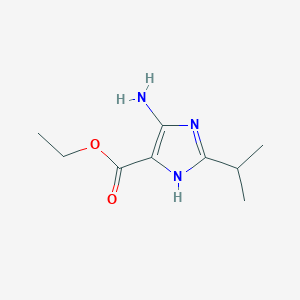 Ethyl 4-amino-2-isopropyl-1H-imidazole-5-carboxylate