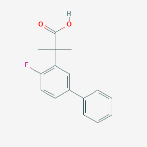 2-(4-Fluoro-[1,1'-biphenyl]-3-yl)-2-methylpropanoic acid