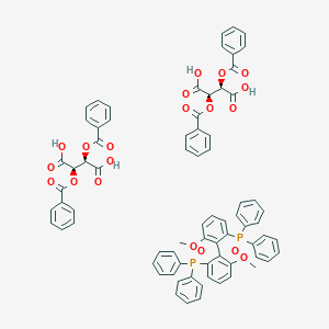 (2R,3R)-2,3-dibenzoyloxybutanedioic acid;1-diphenylphosphoryl-2-(2-diphenylphosphoryl-6-methoxyphenyl)-3-methoxybenzene