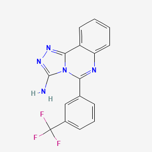 5-(3-(Trifluoromethyl)phenyl)-[1,2,4]triazolo[4,3-c]quinazolin-3-amine