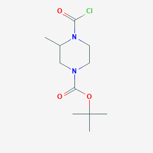 tert-Butyl 4-(carboxy)-3-methylpiperazine-1-carboxylate