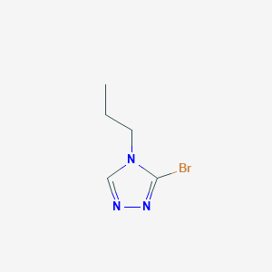 molecular formula C5H8BrN3 B12824253 3-Bromo-4-propyl-4H-1,2,4-triazole 