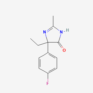 5-Ethyl-5-(4-fluorophenyl)-2-methyl-1H-imidazol-4(5H)-one