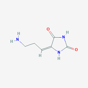 5-(3-Aminopropylidene)imidazolidine-2,4-dione