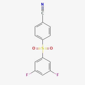 4-((3,5-Difluorophenyl)sulfonyl)benzonitrile