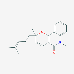 molecular formula C20H23NO2 B12824340 Zanthosimuline CAS No. 155416-20-9