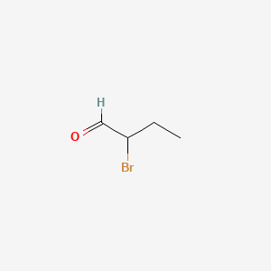 molecular formula C4H7BrO B1282435 2-溴丁醛 CAS No. 24764-97-4
