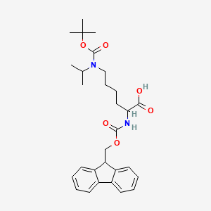 molecular formula C29H38N2O6 B12824351 N-|A-Fmoc-N-|A-isopropyl-N-|A-t.-Boc-L-lysine 