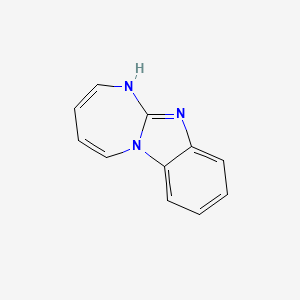 molecular formula C11H9N3 B12824387 11H-[1,3]diazepino[1,2-a]benzimidazole CAS No. 36579-72-3