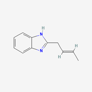 molecular formula C11H12N2 B12824395 2-(But-2-en-1-yl)-1H-benzo[d]imidazole 