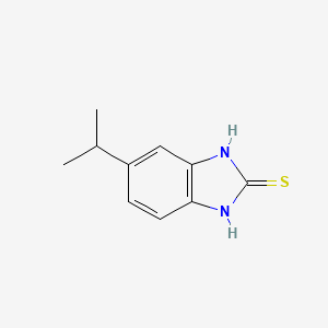 molecular formula C10H12N2S B12824459 5-Isopropyl-1H-benzo[d]imidazole-2(3H)-thione 