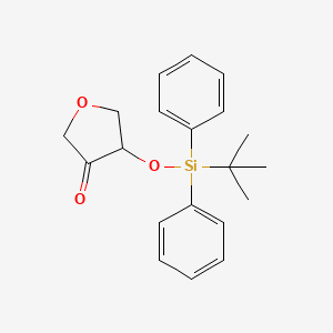 molecular formula C20H24O3Si B12824488 4-((tert-Butyldiphenylsilyl)oxy)dihydrofuran-3(2h)-one 