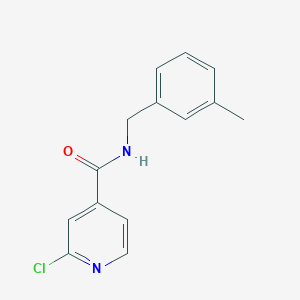 molecular formula C14H13ClN2O B12824500 2-Chloro-N-(3-methylbenzyl)isonicotinamide 