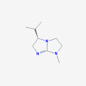 molecular formula C9H17N3 B12824502 (S)-5-Isopropyl-1-methyl-2,3,5,6-tetrahydro-1H-imidazo[1,2-a]imidazole 