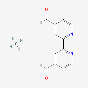 molecular formula C13H12N2O2 B12824505 2,2'-Bipyridine-4,4'-dicarbaldehyde 