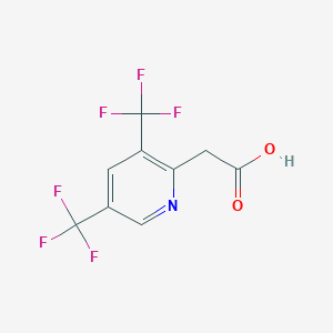 2-(3,5-Bis(trifluoromethyl)pyridin-2-yl)acetic acid