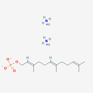 molecular formula C15H33N2O4P B12824541 trans,trans-Farnesyl monophosphate ammonium salt 