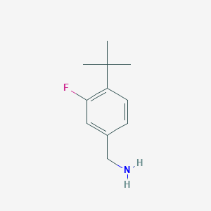 (4-(tert-Butyl)-3-fluorophenyl)methanamine