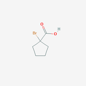 molecular formula C6H9BrO2 B1282460 1-溴环戊烷-1-羧酸 CAS No. 56447-24-6