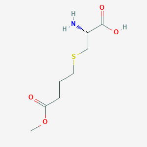 molecular formula C8H15NO4S B12824613 S-(4-Methoxy-4-oxobutyl)-L-cysteine 