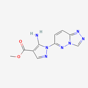 Methyl 1-([1,2,4]triazolo[4,3-b]pyridazin-6-yl)-5-amino-1H-pyrazole-4-carboxylate