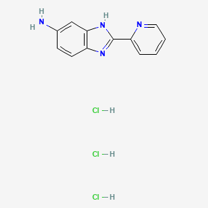 2-(Pyridin-2-yl)-1H-benzo[d]imidazol-6-amine trihydrochloride