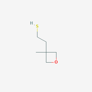 2-(3-Methyloxetan-3-yl)ethane-1-thiol