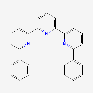 molecular formula C27H19N3 B12824718 2,6-bis(6-phenylpyridin-2-yl)pyridine 