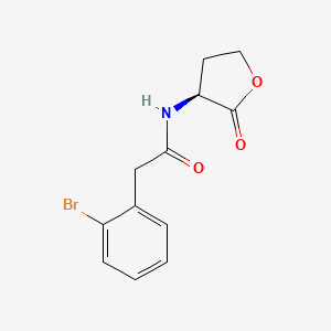 (S)-2-(2-Bromophenyl)-N-(2-oxotetrahydrofuran-3-yl)acetamide