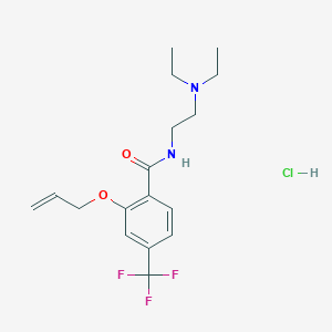 2-(Allyloxy)-N-(2-(diethylamino)ethyl)-alpha,alpha,alpha-trifluoro-p-toluamide hydrochloride