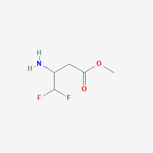 Methyl 3-amino-4,4-difluorobutanoate