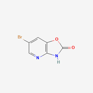 molecular formula C6H3BrN2O2 B1282476 6-溴-3H-噁唑并[4,5-b]吡啶-2-酮 CAS No. 21594-52-5