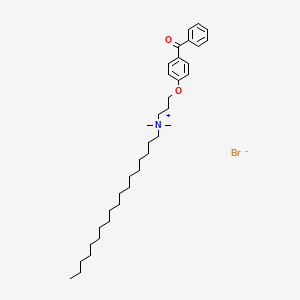 N-(3-(4-Benzoylphenoxy)propyl)-N,N-dimethyloctadecan-1-aminium bromide