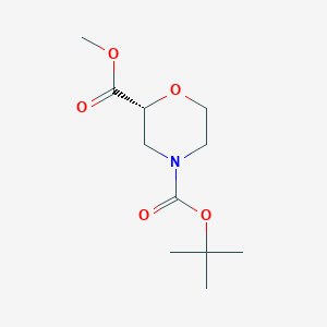 4-(tert-Butyl) 2-methyl (R)-morpholine-2,4-dicarboxylate