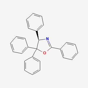 molecular formula C27H21NO B12824798 (R)-2,4,5,5-Tetraphenyl-4,5-dihydrooxazole 