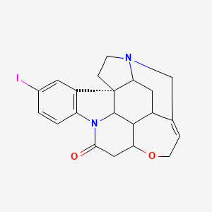 molecular formula C21H21IN2O2 B12824805 (8aR)-10-iodo-4a,5,5a,7,8,13a,15,15a,15b,16-decahydro-2H-4,6-methanoindolo[3,2,1-ij]oxepino[2,3,4-de]pyrrolo[2,3-h]quinolin-14-one 