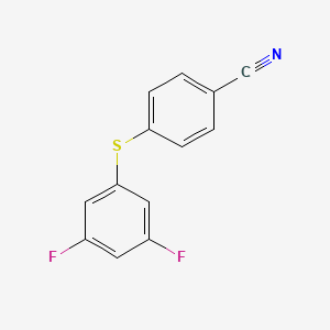 4-((3,5-Difluorophenyl)thio)benzonitrile