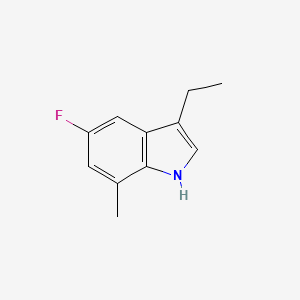 3-Ethyl-5-fluoro-7-methyl-1H-indole