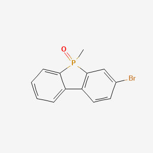 molecular formula C13H10BrOP B12824939 3-Bromo-5-methyl-5H-benzo[b]phosphindole 5-oxide 