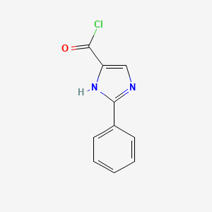 2-Phenyl-1H-imidazole-4-carbonyl chloride