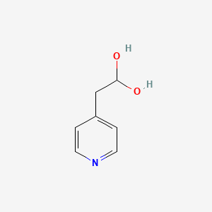 2-(Pyridin-4-yl)ethane-1,1-diol