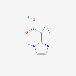 1-(1-Methyl-1H-imidazol-2-yl)cyclopropanecarboxylic acid