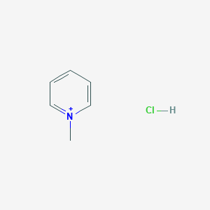 molecular formula C6H9ClN+ B12824999 1-Methylpyridin-1-ium hydrochloride 