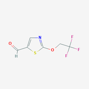 2-(2,2,2-Trifluoroethoxy)thiazole-5-carbaldehyde