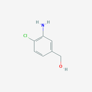 molecular formula C7H8ClNO B1282501 (3-氨基-4-氯苯基)甲醇 CAS No. 104317-94-4